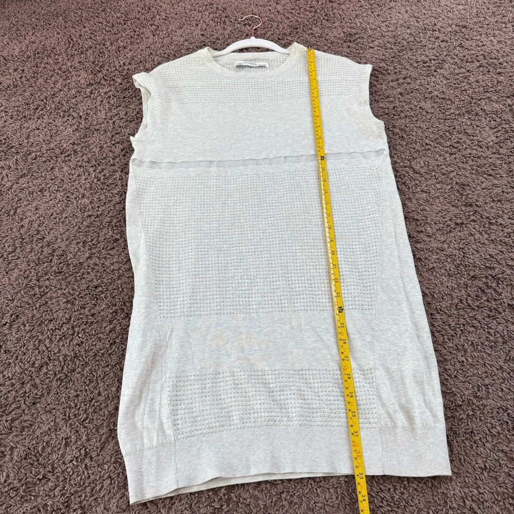 2 FOR $20 ALL SAINTS FILAMENT SLEEVELESS SWEATER DRESS OVERSIZED NATURAL 2 $100 - Picture 7 of 10